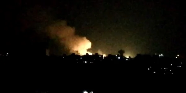 Raiduri israeliene Siria Damas si Homs FOTO AFP