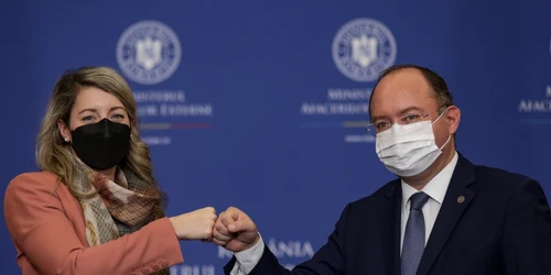 Întâlnire MAE - Bogdan Aurescu - Melanie Joly - 7 mar 2022 / FOTO Inquam Photos / Octav Ganea