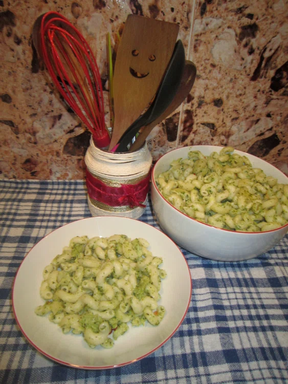 Paste ondulate cu broccoli