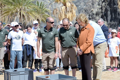Regina Sofia în Tenerife. FOTO: Profimedia