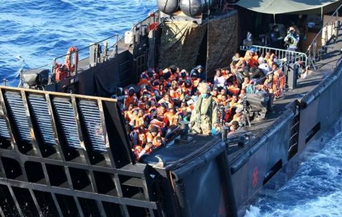 
    Imigranţii doreau să ajungă în Europa în căutarea unui trai mai bunFoto Twitter  