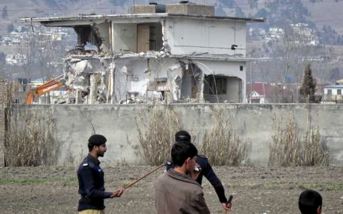 Casa din Abbottabad (Pakistan) unde a fost ucis teroristul Bin Laden