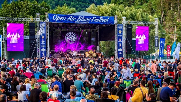 Festivalul de blues e cel mai mare din ţară. FOTO: Open Air Blues Festival