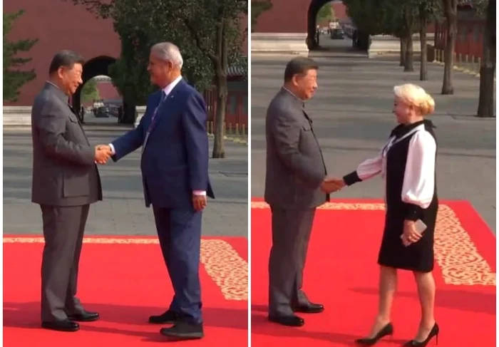 Adrian Năstase și Viorica Dancilă au fost primiți de președintele Chinei FOTO: Facebook
