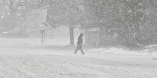 Viscol puternic în Canada și America de Nord. FOTO Profimedia