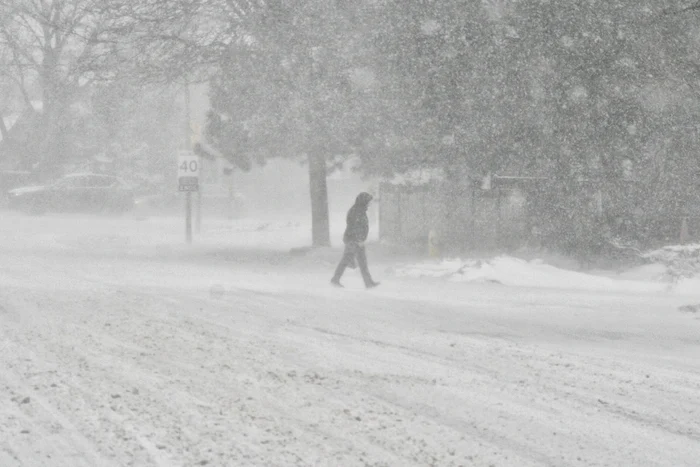 Viscol puternic în Canada și America de Nord. FOTO Profimedia