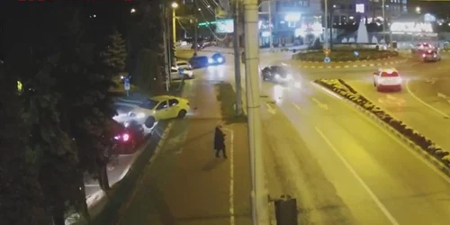 taxi accident Suceava FOTO captura video jpg