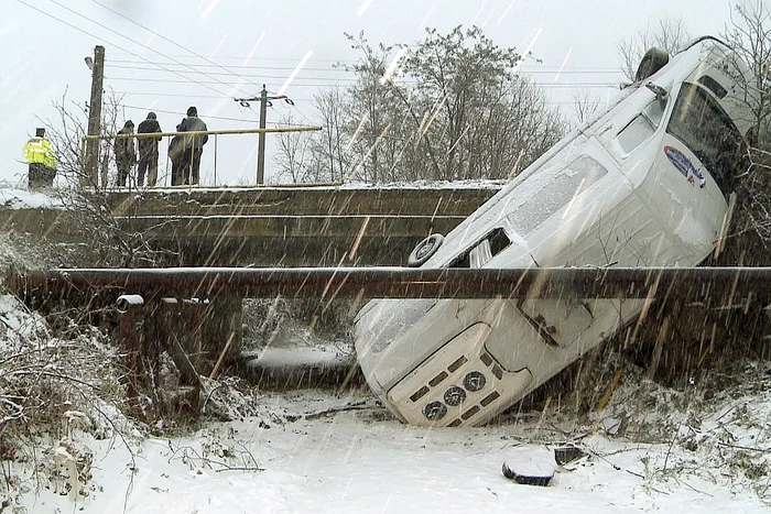 Vremea rea şi viteza au dus la accidente Foto: Mediafax
