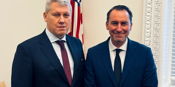 Cătălin Predoiu s a întâlnit la Casa Albă cu Jarrod Agen FOTO X @JarrodAgen jpeg