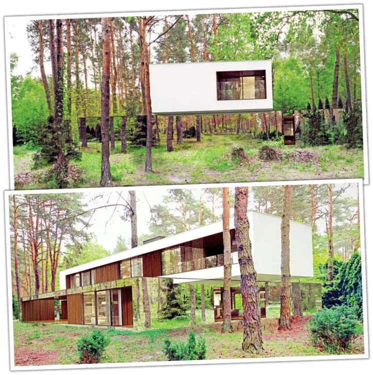 
    Din cauza iluziei optice, casa din pădure e practic invizibilăFoto: Guliver/Rexfeatures  