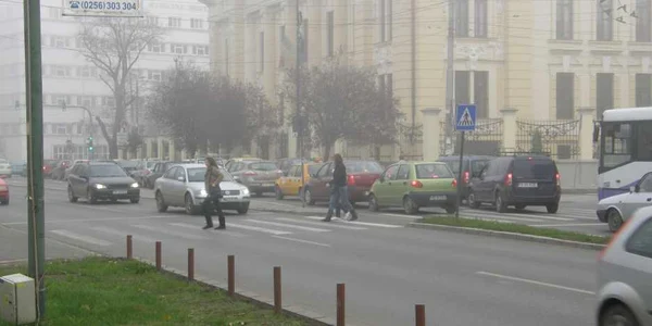 Zona centrală este cea mai aglomerată din Timişoara