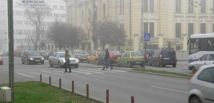 Zona centrală este cea mai aglomerată din Timişoara