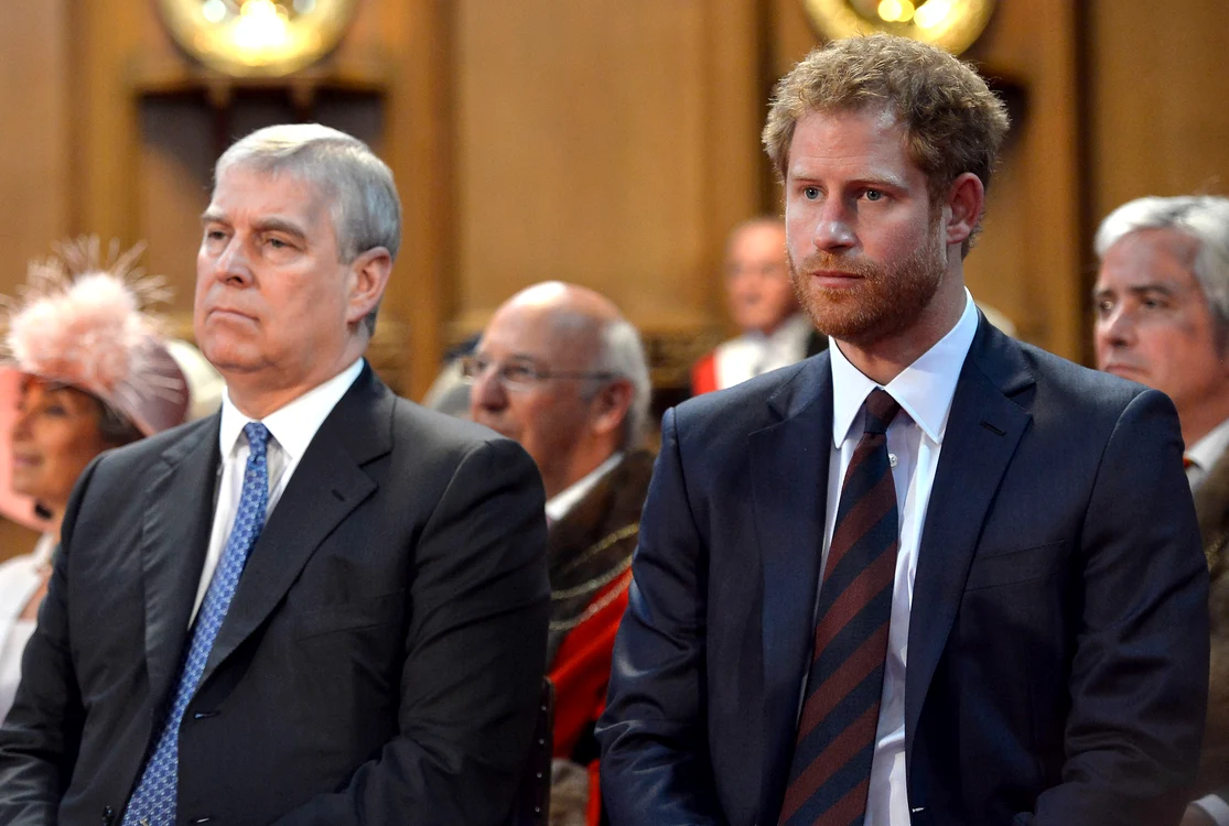 Cei doi excluși din Familia Regală, Andrew și Harry. FOTO: Getty Images