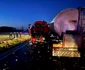 Accident mortal între două TIR-uri pe DN56A FOTO: DRDP Craiova