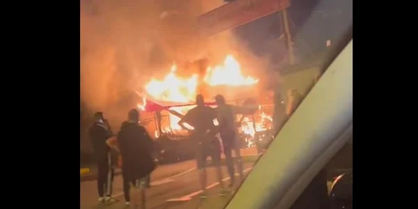 incendiu angro Pitesti captura info trafic pitesti jpg