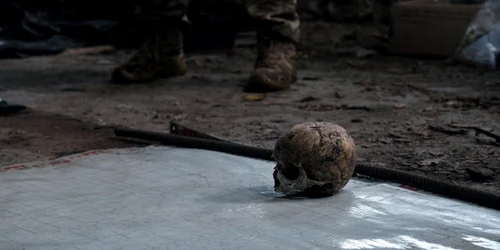 Rămășițe ale soldaților ruși  frontul din Donbas FOTO EPA EFE jpg