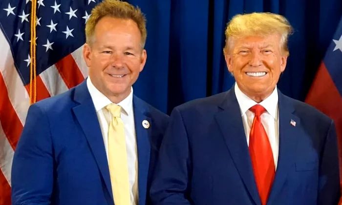 Brian Glenn, alături de președintele Donald Trump FOTO: FB