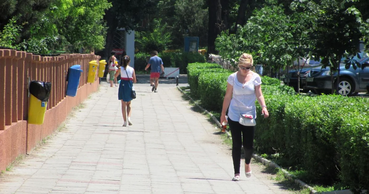 La plimbare, în ţinute lejere