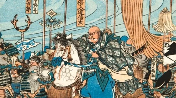 Imagini ale lumii trecătoare: Războinici şi poeţi, actori şi femei frumoase Gravuri de Utagawa Kuniyoshi jpeg