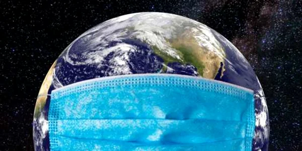 Planeta cu masca - coronavirus 