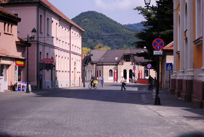 Iluminat arhitectural in centrul vechi al Baii Mari FOTO:ARHIVA