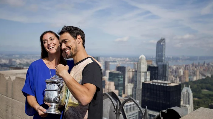 Flavia Pennetta l-a avut lângă ea pe Fabio Fognini