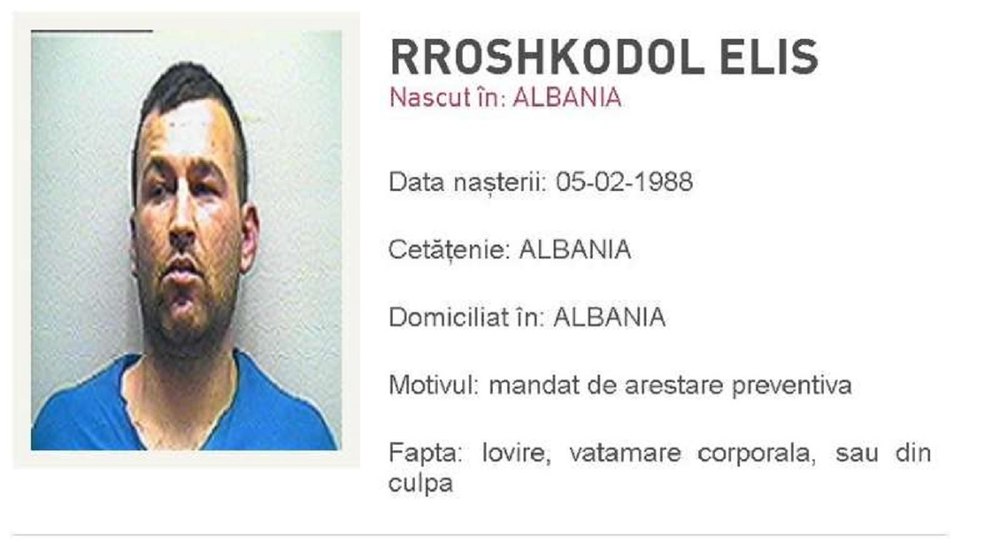 Albanezul care l-ar fi înjunghiat pe patronul restaurantului Nuba, dat în urmărire internaţională