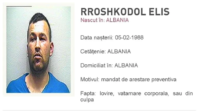 Albanezul a fost dat în urmărire internațională  FOTO IGPR