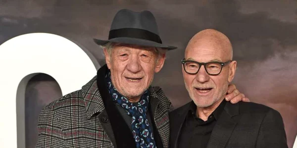 ian mckellen si patrick stewart s-au sarutat pe buze la premiera serialului star trek picard foto guliver getty images