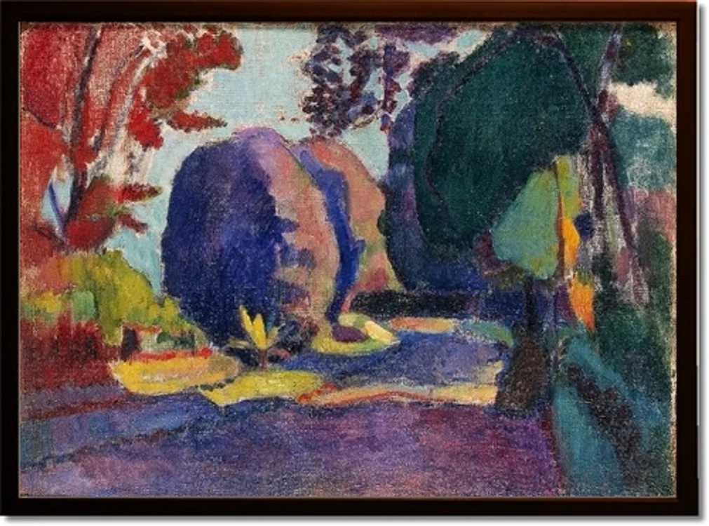 1 henri matisse european master painter the luxembourg gardens 1901 framed jpg jpeg