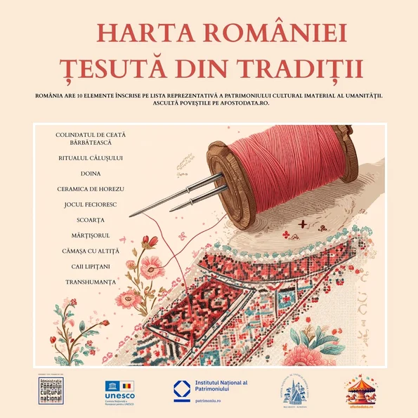 Proiectul cultural „Harta României țesută din tradiții”, lansat la Muzeul Satului