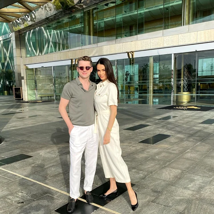 Adi Sână a dus-o pe Anca Serea într-un sejur romantic în Dubai