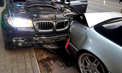 Atacatorii au încercat să i facă pe polițiști să creadă că a avut loc accident auto jpeg