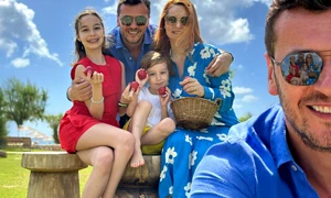 Taticool Dan Cruceru și soția lui, Cristina Pocora, se răsfață și după 19 ani de căsnicie