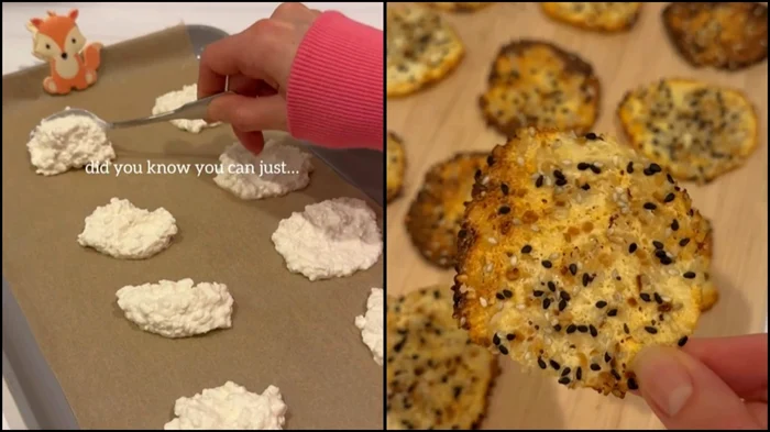 Chipsuri din cottage cheese - Foto: Instagram