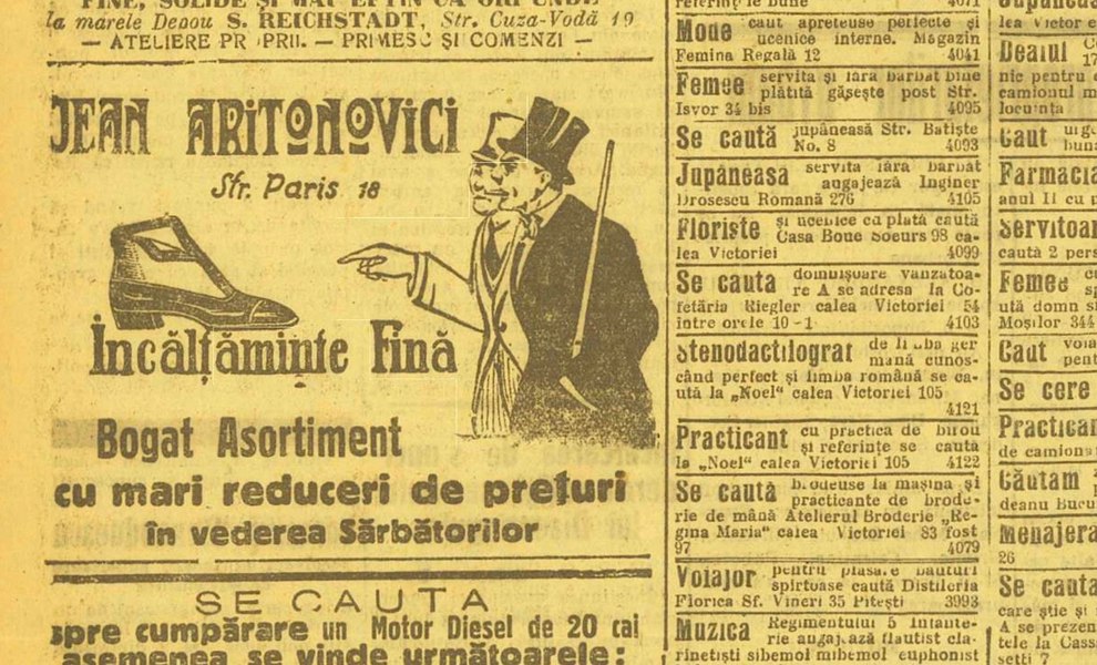 București: locuri magice. Pantofii lui Jean