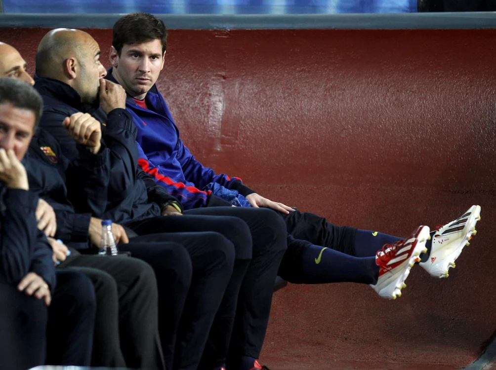 Lionel Messi nu a fost titular la meciul Barcelona - PSG FOTO Reuters