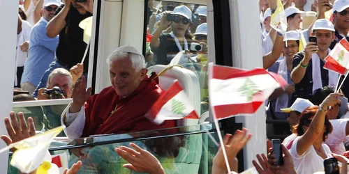 papa benedict in liban