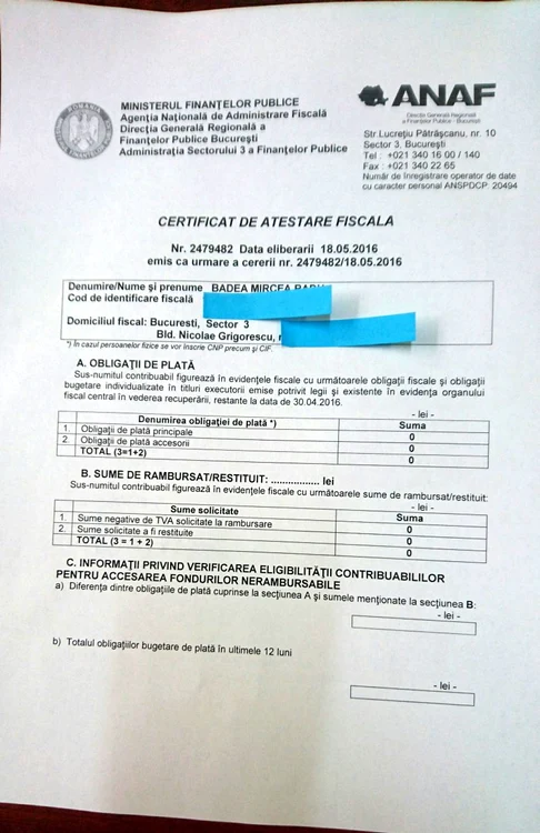 Aceasta este dovada publicată de Mircea Badea