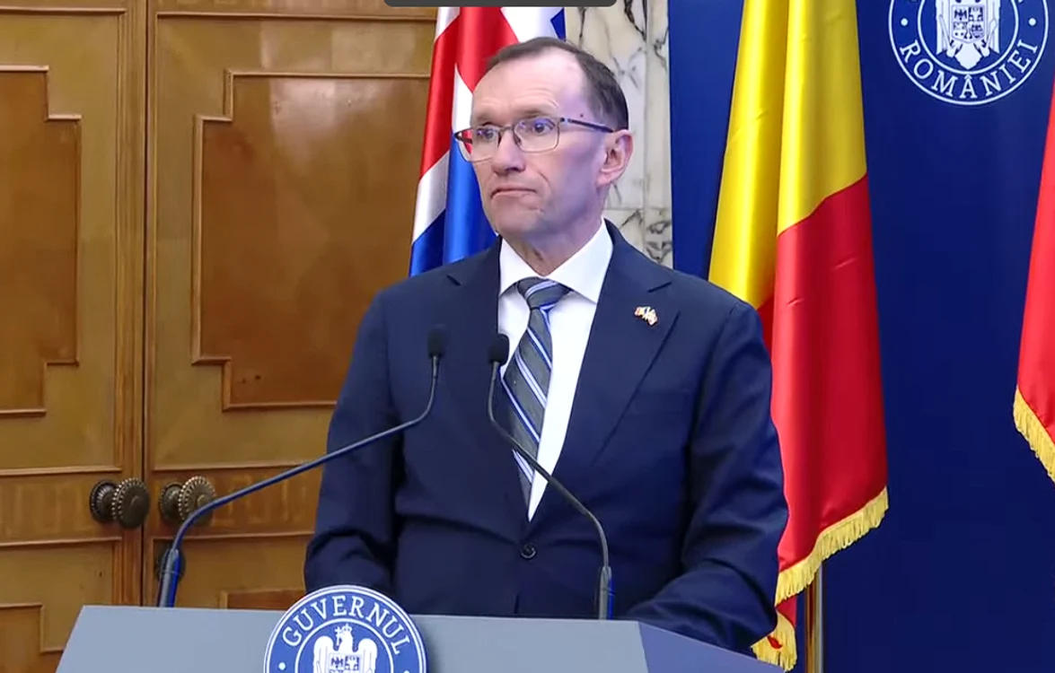 Ministrul de Externe al Regatului Norvegiei, Espen Barth Eide, la Guvernul României. FOTO gov.ro