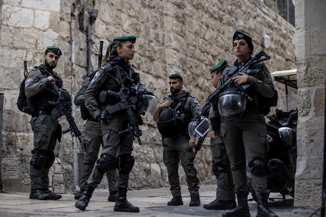 Polițiști israelieni în Ierusalim FOTO Profimedia