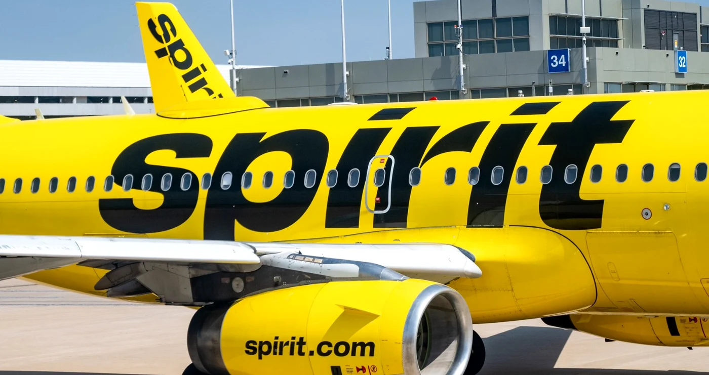 Aeronavă a companiei Spirit Airlines FOTO X (Twitter)