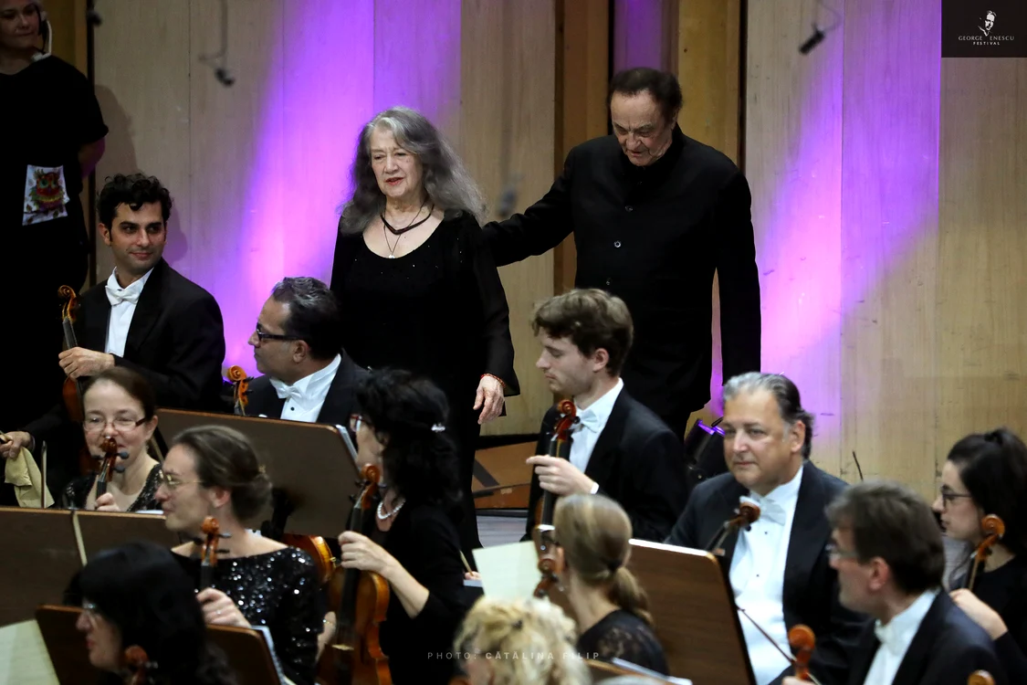 Martha Argerich și Charles Dutoit
