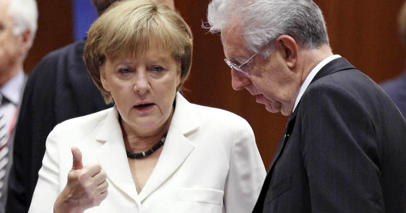 Angela Merkel n-a reuşit să-şi impună poziţia în faţa premierului italian Mario Monti.