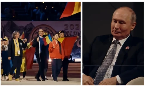 Victor Ponta, în delegația României la Jocurile Mondiale ale Nomazilor din Bișkek. Vladimir Putin, prezent în tribune