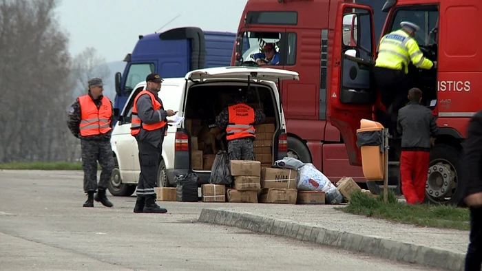 Razie pe autostrada Bucureşti-Piteşti     FOTO Laurentiu Ionescu