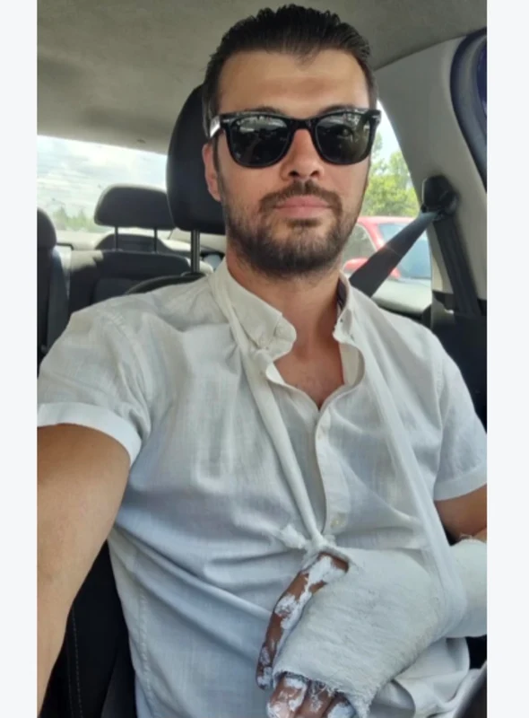 Marius Elisei s-a accidentat, la fotbal / Sursa: Instagram