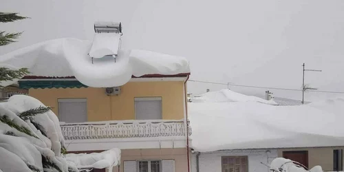 Ninsoare zapada la Litochoro Grecia FOTO Severe Weather Europe / Facebook