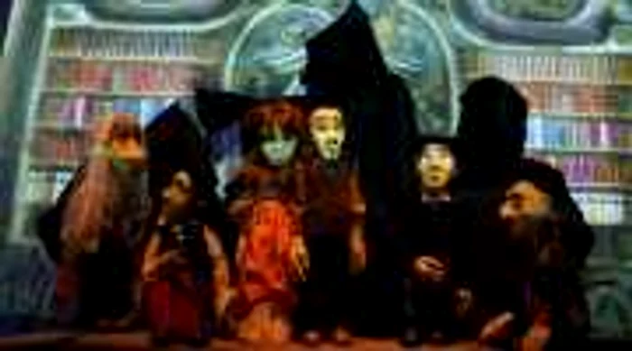 Scenă din „Golem“, adaptare liberă după Gustav Meyrink, în regia lui Gabriel Apostol  FOTO Teatrul de Animaţie Ţăndărică