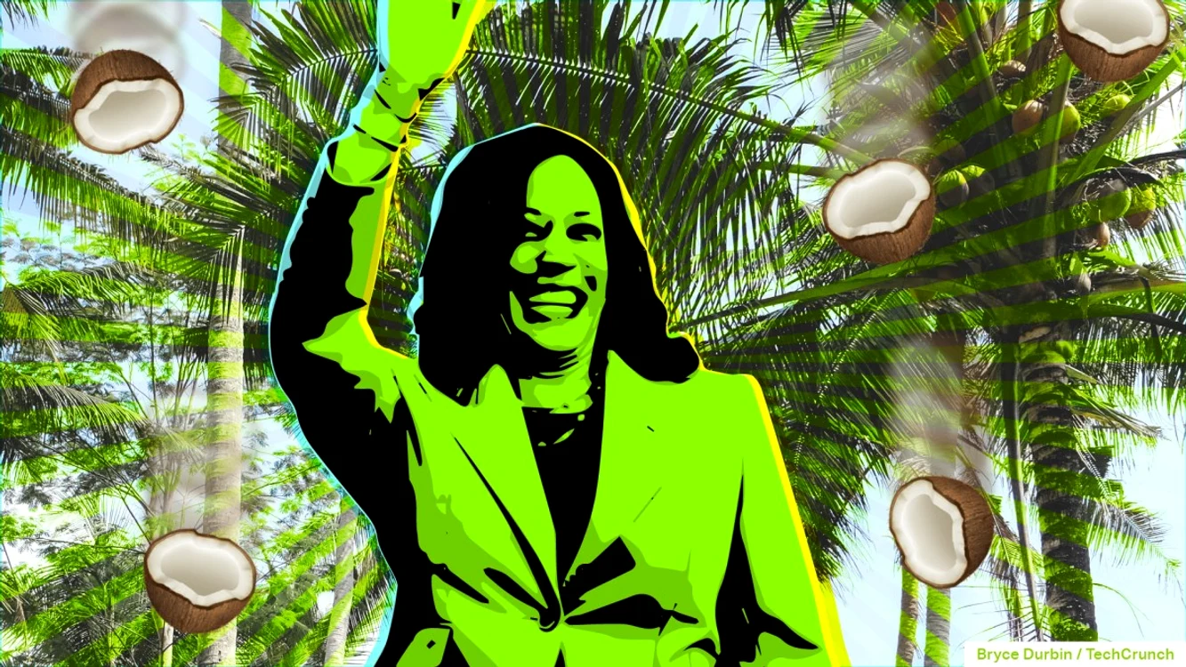 Un meme cu nuca de cocos o aduce pe Kamala Harris în prim plan pe internet FOTO @IamMrDas_ / X
